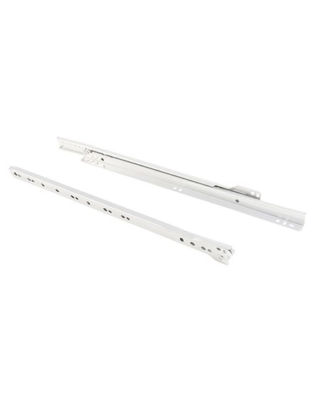 Guías metálicas cajones. 5 unidades Longitud 450 MM