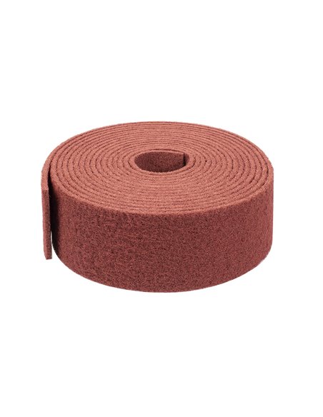 Rollo abrasivo no tejido Rojo RATIO 115mmx10m Grano Muy fino