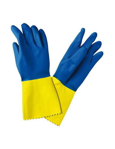 Juego de guantes látex natural ZAP Talla mano 7-7 1/2