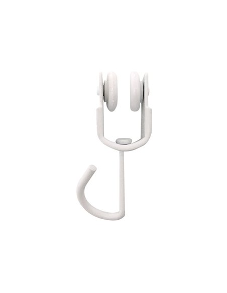 Polea riel cortina interior MICEL TLD18, 10 unidades