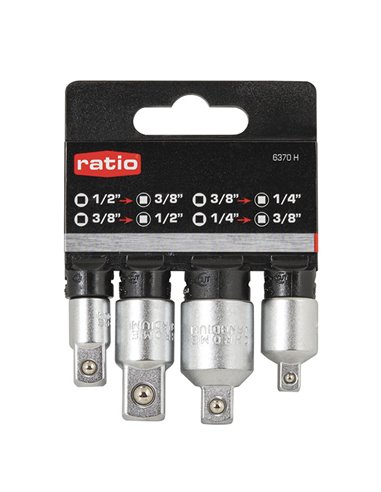 Juego 4 adaptadores para vasos RATIO