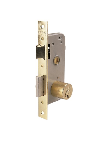 Cerradura embutir madera TESA ASSA ABLOY modelo 2000 Distancia entre eje de llave y extremo de puerta 50 MM