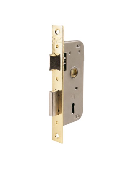 Cerradura embutir madera TESA ASSA ABLOY modelo 2002 Distancia entre eje de llave y extremo de puerta 40 MM