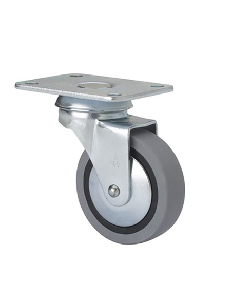 Rueda doméstica ALEX serie B pletina Diámetro 60 MM