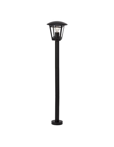 Farola DUOLEC E27 60 W negro Siena