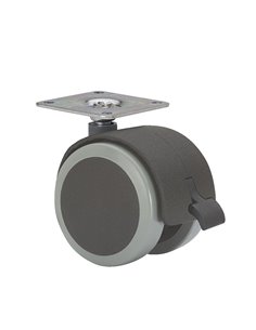 Rueda doméstica ALEX serie DK-DK pletina con freno