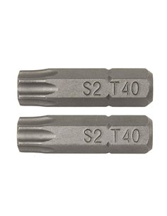 Punta  atornillado RATIO 25mm Serie Vanadium S2 Torx Nº T40