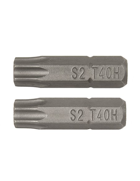 Punta atornillado RATIO 25mm Serie Vanadium S2 Torx seguridad Nº T25