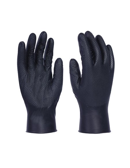 Guantes ambidiestros desechables 3L UNIGRIP BK 50 unidades Talla mano 10