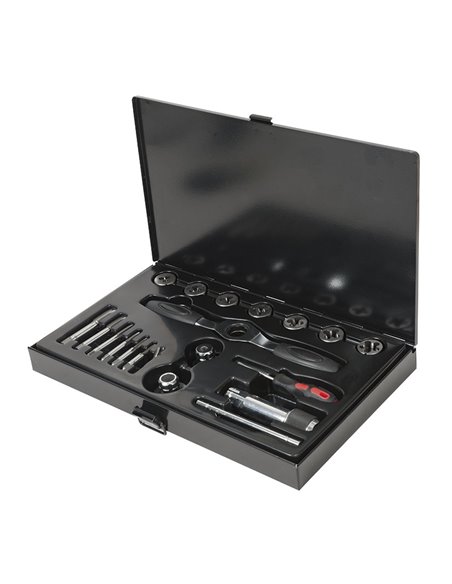 Kit de terrajas y machos de roscar RATIO