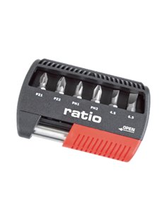 Juego puntas atornillado Multibit 7x1 RATIO