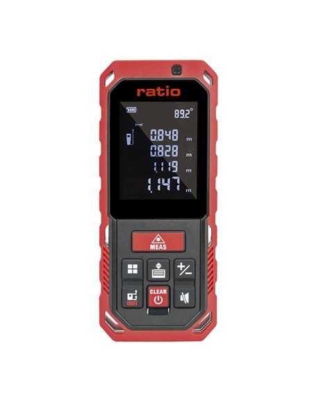 Medidor de distancias láser profesional RATIO RLM315