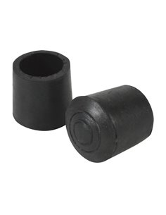 Contera redonda goma   Diámetro 25 MM