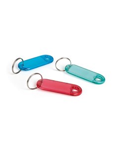 Llavero porta etiquetas rígido