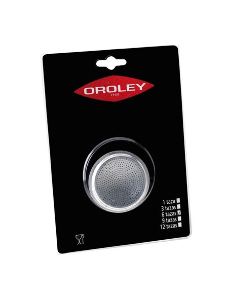 Filtro de recambio para cafeteras OROLEY Capacidad 12 tazas