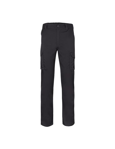 Pantalón multibolsillos VELILLA Stretch negro Talla pantalón 50