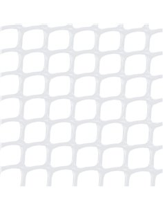 Malla plástica cuadrada NORTENE blanca 420 gr/m2 Luz malla apox. 1 x 1 CM