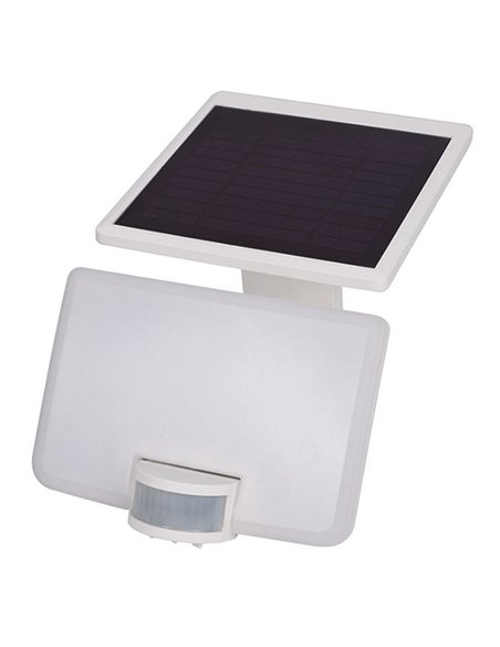 Foco Led solar DUOLEC Luna 8 W 800 Lumen Color Blanco