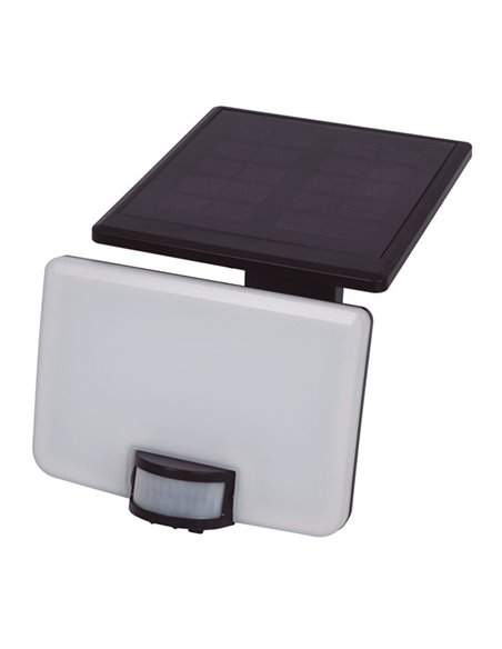 Foco Led solar DUOLEC Luna 11 W 1500 Lumen Color Negro