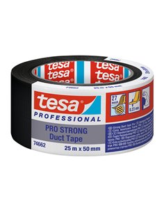 Cinta americana TESA 25mx50mm Color Negro