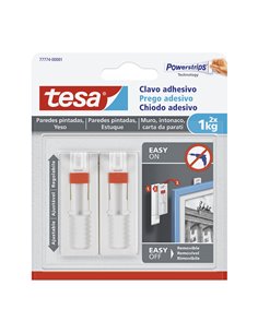 Clavos ajustables cuelgacuadros TESA Smart Mounting superfices delicadas Carga máxima 1 KG