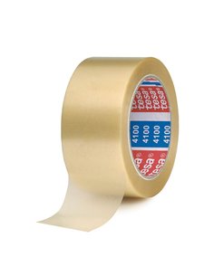 Precinto embalaje rugoso TESA ASSA ABLOY 4100 66x50. 6 unidades Color Transparente