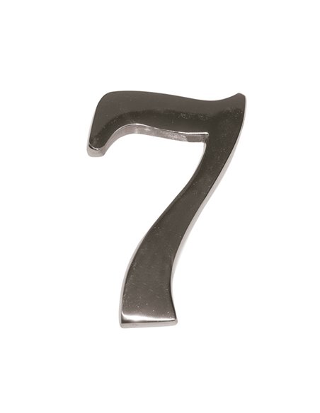 Numeración para edificios EHL niquel mate Nº 7