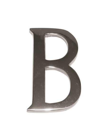 Numeración para edificios EHL niquel mate Nº B