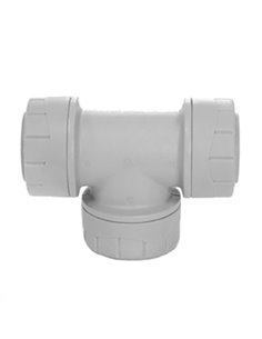 "T" polibutileno STANDARD HIDRÁULICA PolyPlumb hembra Diámetro exterior 22 MM