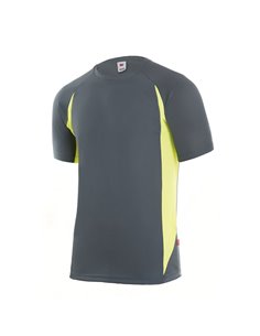 Camiseta técnica RATIO RC-1 gris/amarillo Talla M