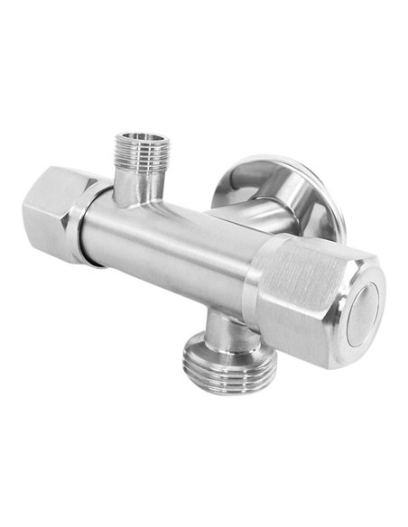 Llave escuadra ORFESA Combi 1/2x3/8x3/8" Serie inoxidable