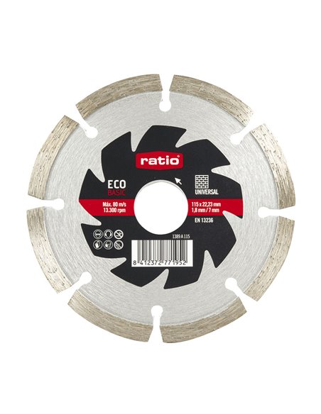 Disco de diamante RATIO Basic Diámetro disco 115 MM