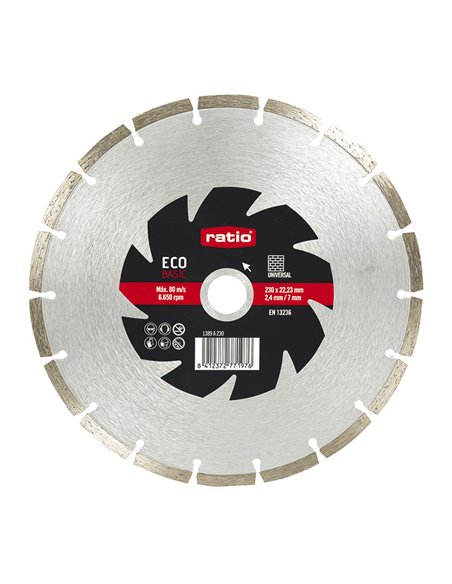 Disco de diamante RATIO Basic Diámetro disco 230 MM