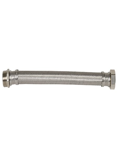 Conexión flexible conta sanitario DN18 M-H 3/4" Longitud 30 CM
