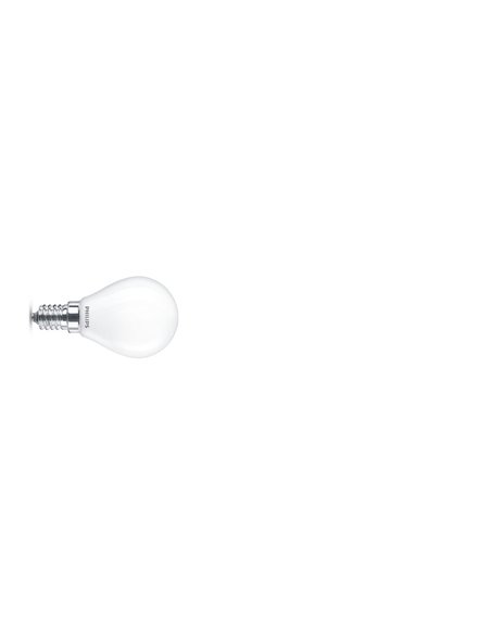 Bombilla Led mini globo PHILIPS E14 luz día 4,3 W. 4 unidades