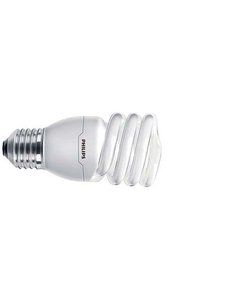 Bombillas bajo consumo PHILIPS tornado espiral E27 luz cálida Potencia 15 W