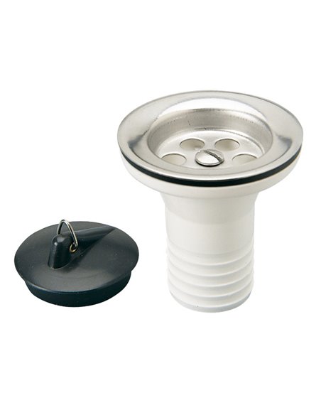 Válvula desagüe HABITEX sifón flexible Diámetro 35 MM