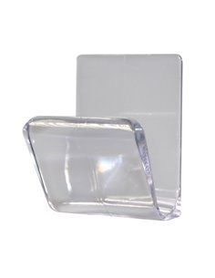 Percha autoadhesiva BRINOX Color Transparente