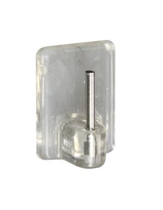 Colgador para visillos BRINOX transparente