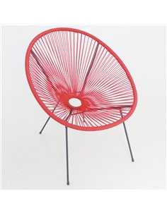 Sillón Vintage Color Rojo