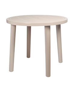 Mesa de resina redonda RESOL Tossa Arena