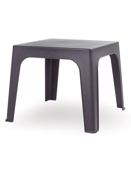 Mesa de resina RESOL Mónaco Gris volcánico