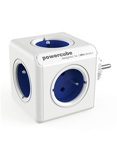 Ladrón ALLOCACOC  Powercube Original 5 tomas Color Azul
