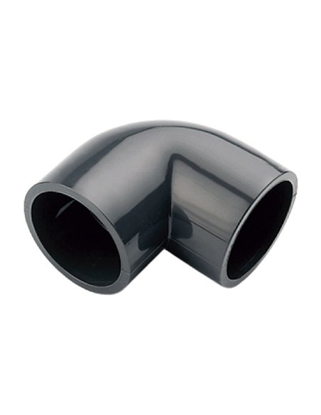 Codo PVC presión encolar hembra-hembra CREARPLAST 90º Diámetro 50 MM