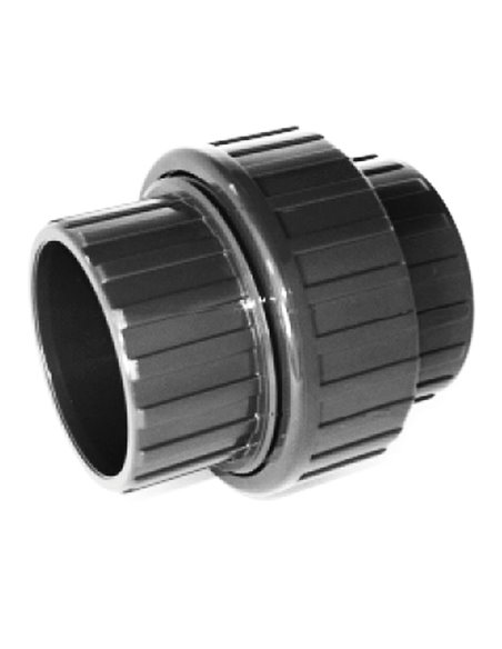 Enlace 3 piezas PVC presión encolar CREARPLAST Diámetro 63 MM