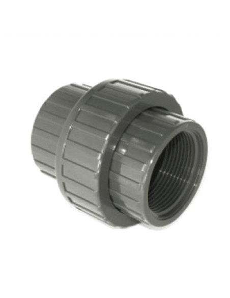 Enlace 3 piezas PVC presión encolar rosca hembra CREARPLAST Diámetro 25MMx2 IN