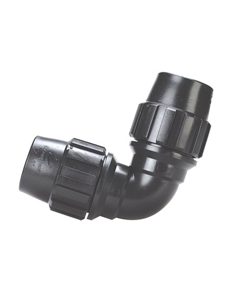 Enlace codo polietileno CREARPLAST 90º Diámetro 32 MM