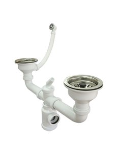 Sifón doble extensible CREARPLAST C-284