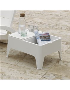 Mesita auxiliar de resina Shaf Alaska