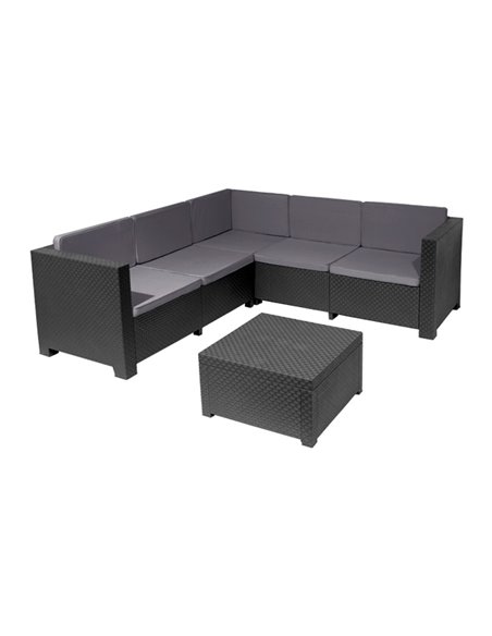 Conjunto para jardín Oasis grafito